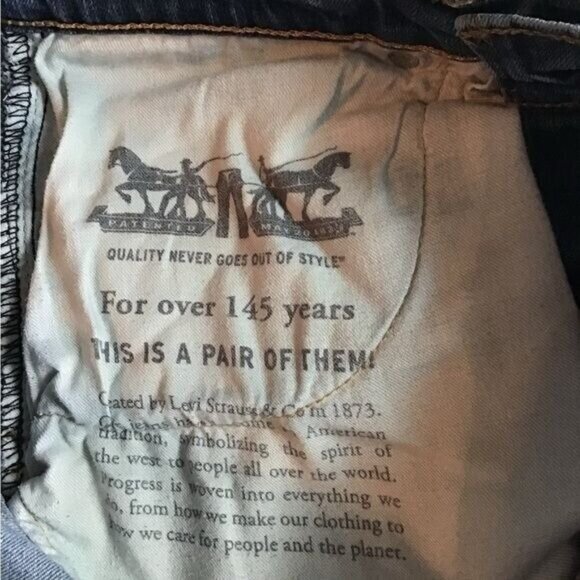 Levis 553 Men Relaxed Fit Straight Leg Jeans Size 30 Western Classic Blue - Picture 9 of 10